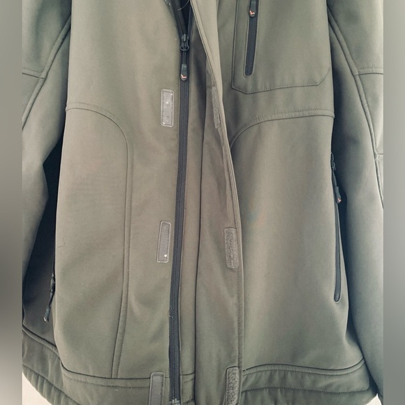 Hawke & Co Men’s Army Green Performance Jacket Full Zip Fleece Lined; Size XL - Picture 4 of 14